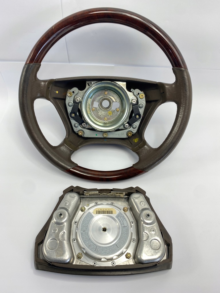 фото №13, Воздуховод колесо руля деревянный кожаный mercedes w124 r129 w140 c140