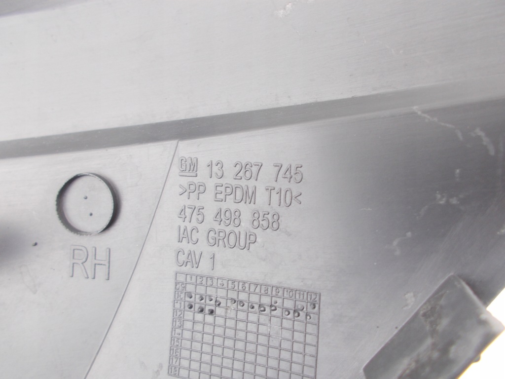 Противотуманная фара правый решётка бампера правая opel meriva ii b 13253626 13267745 Цена