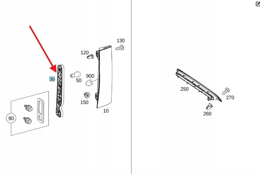 Купить Левая цоколь вкладыш лампы задний  mercedes sprinter w907 w910 оригинальный номер a9108206800