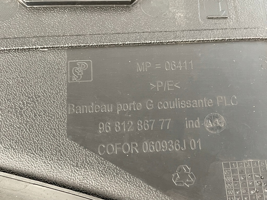 фото №8, Обивка дверь partner iii berlingo левый задняя