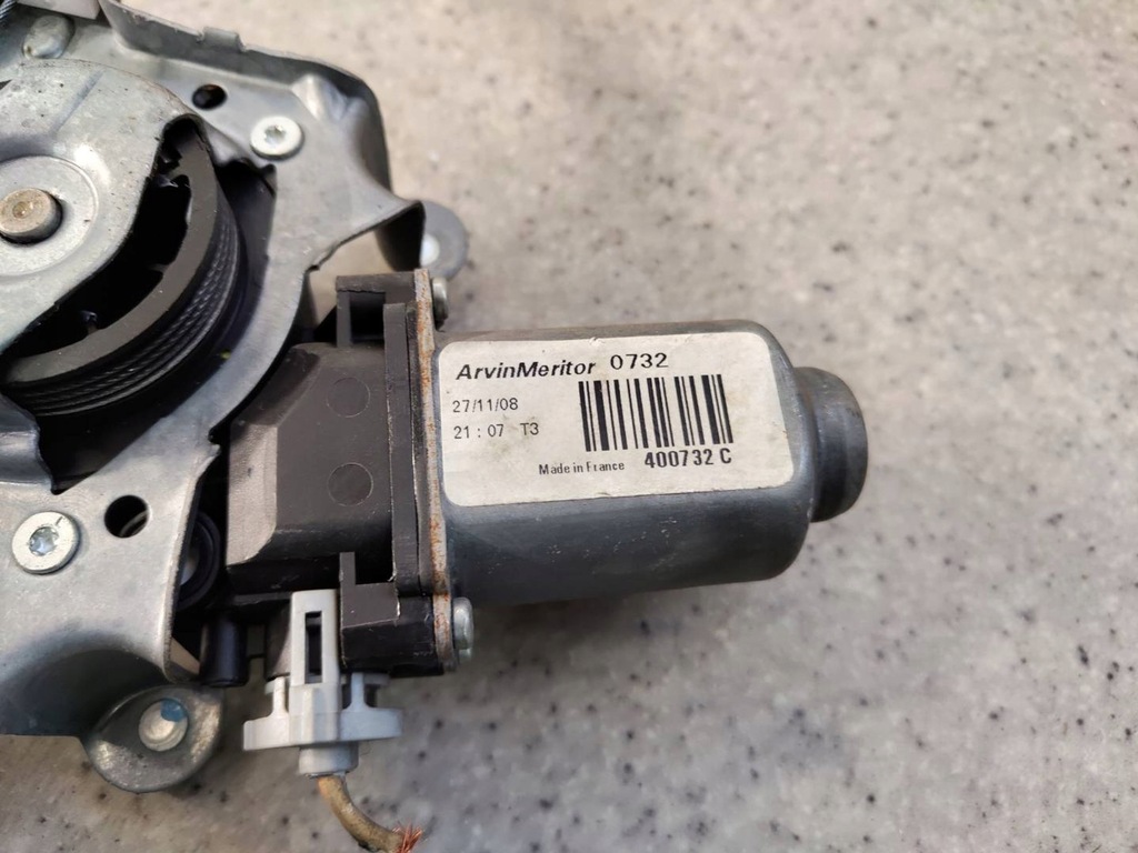 фото №9, Моторчик подъемник стекло правый перед передний renault scenic i rx4 400732c