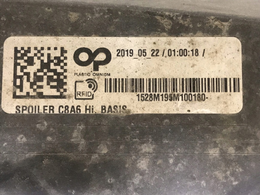 фото №9, Audi a6 c8 4k0 18- спойлер накладка бампер задняя