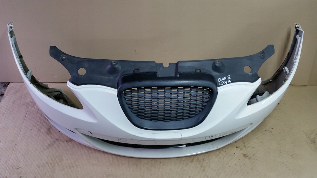 фото №13, Seat leon ii 2 бампер перед передній колір lb9a