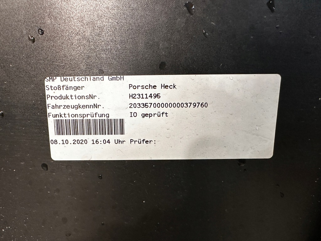 фото №11, Porsche carrera 911 992 бампер задняя задний