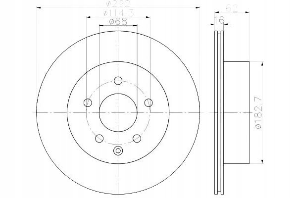 фото №1, Textar 92144003 диск гальмівна