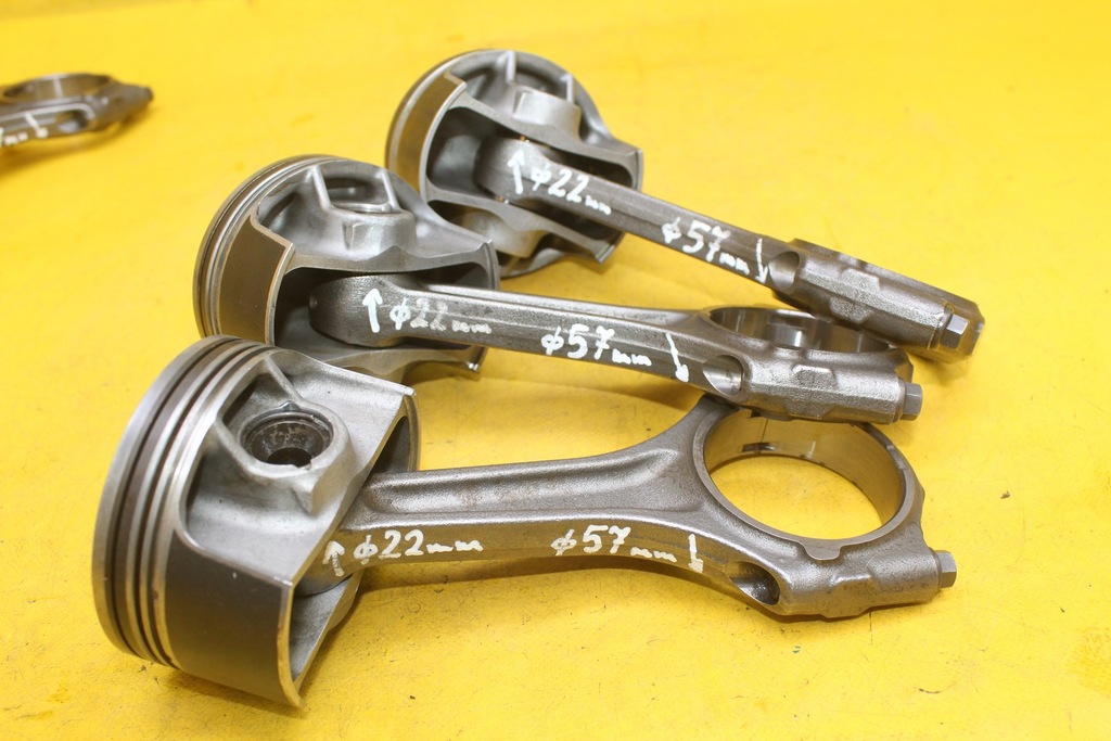 фото №7, Поршень шатун aston martin 5.2 b v12 twin turbo db11 hy53-6k109-aa 89p43