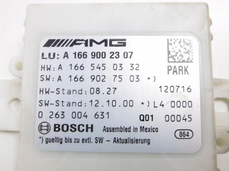 фото №6, Mercedes gl ii x166 модуль паркування a1669002307