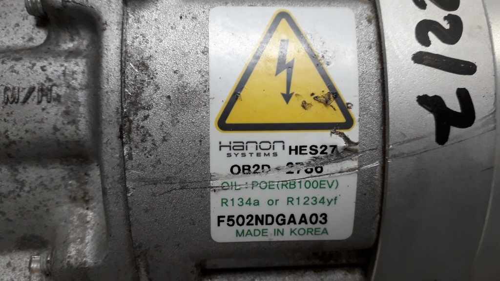 фото №8, Kia niro компресор кондиціонера f502ndgaa03