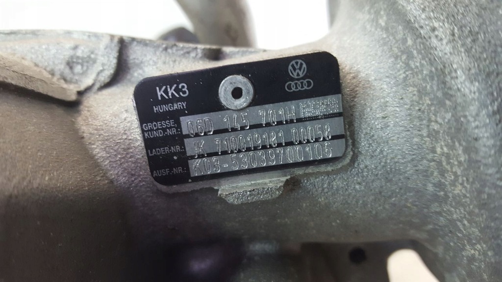 фото №9, Турбонагнітач audi a4 b7 2,0 tfsi