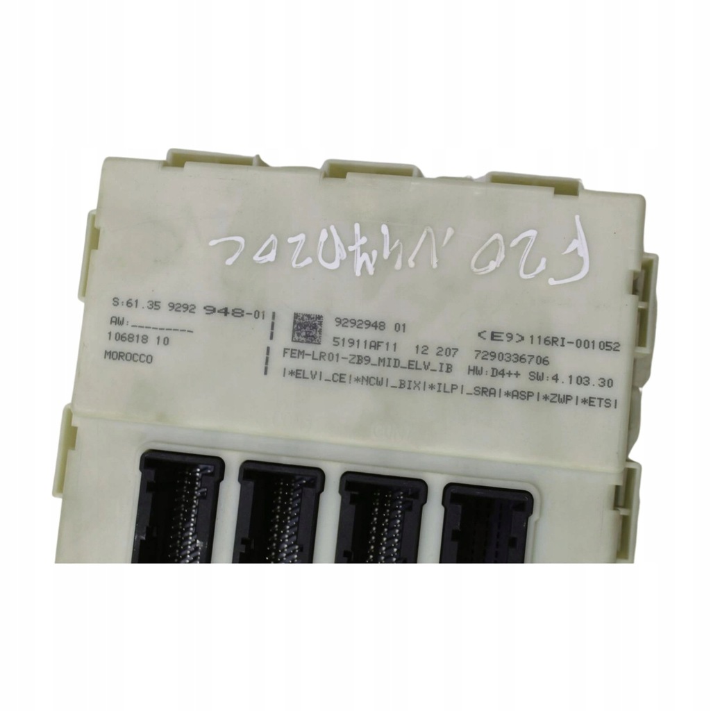 фото №9, Набір стартовий бортовий комп'ютер fem bmw f20 f21 2.0d n47