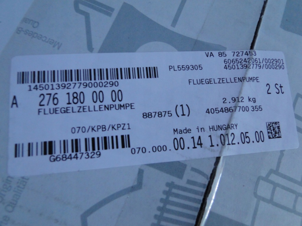 Mercedes насос оливи масляна m276 276 m272 272 бензин gle gls Київ