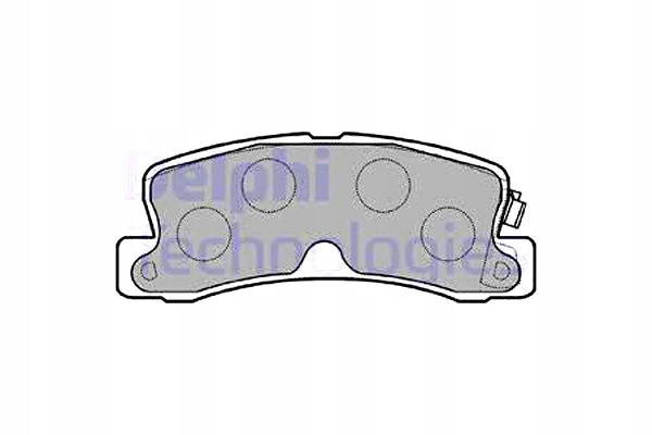 фото №2, Delphi lp834 набор тормозных колодок тормозных, тормоза дисковые