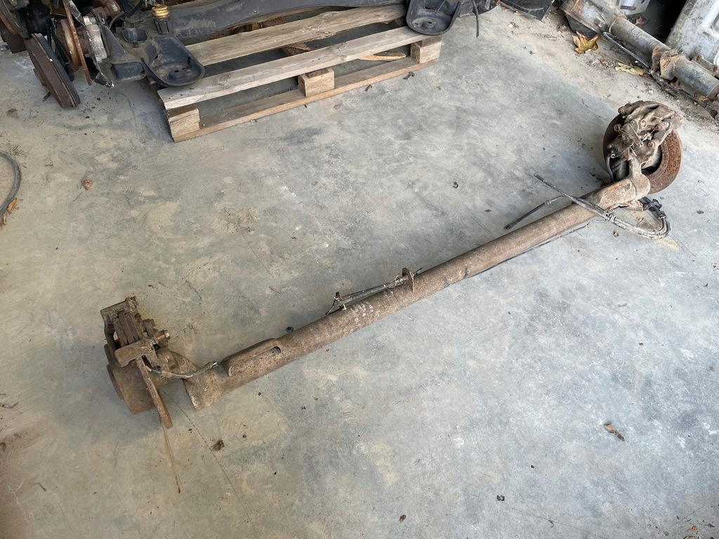 фото №1, Балка підвіска задня renault master ii movano гальмівні диски з abs