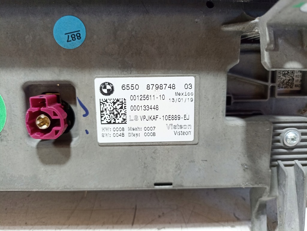 фото №4, Bmw 8 g15 дисплей радіо центральний 8798748