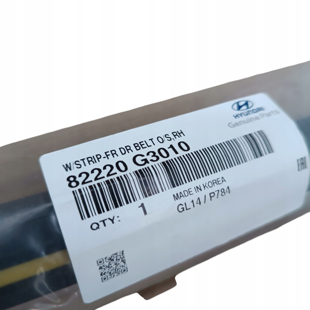 фото №5, Молдинг ущільнювач двері правий перед hyundai elantra gt 18-20 82220-g3010