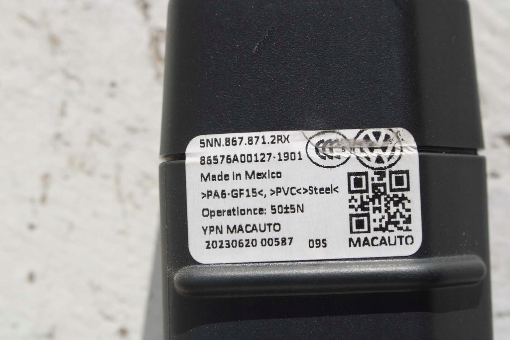 фото №6, Seat tarraco шторка багажника czarna 5nn867871 цвет: 2rx - чёрный 5nn 867