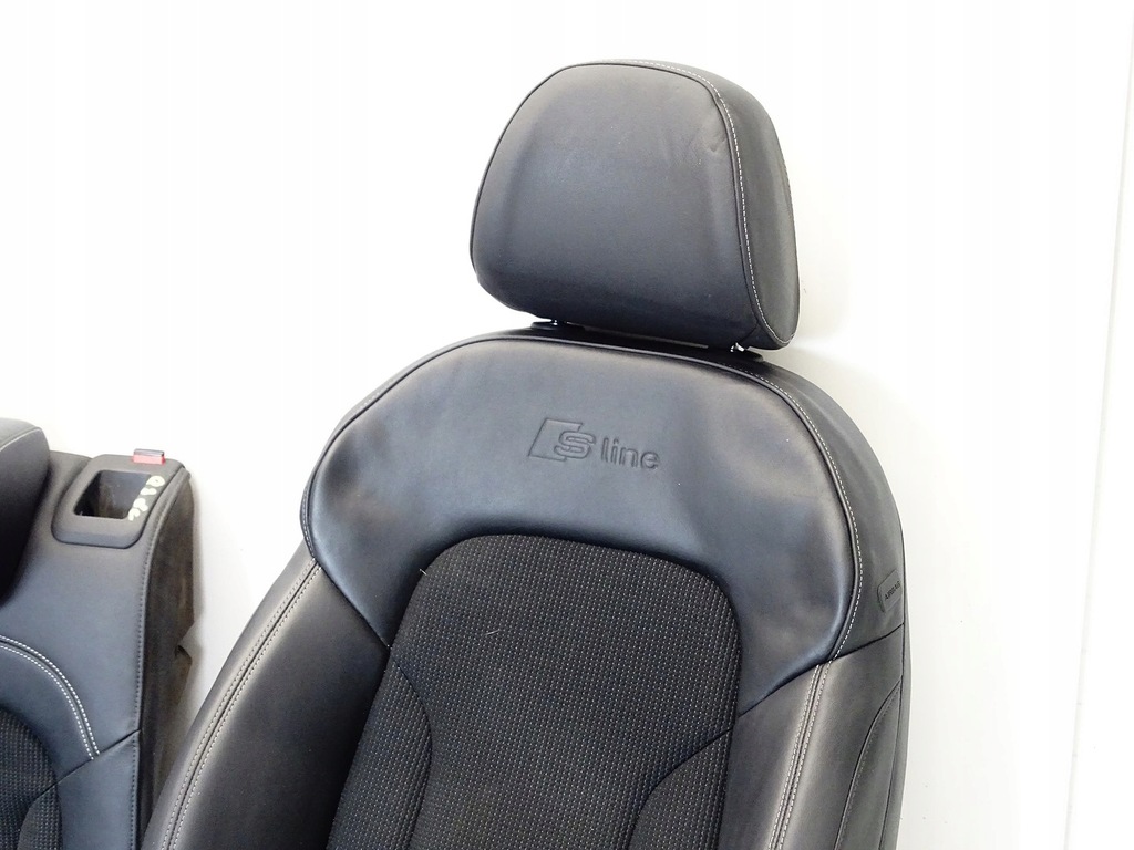 фото №14, Сидіння перед задня правий лівий заднє сидіння audi q3 8u s-line напівшкіра