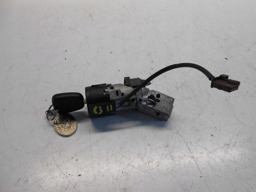 фото №1, Замок зажигания ключ citroen c3 ii 1.4 hdi #