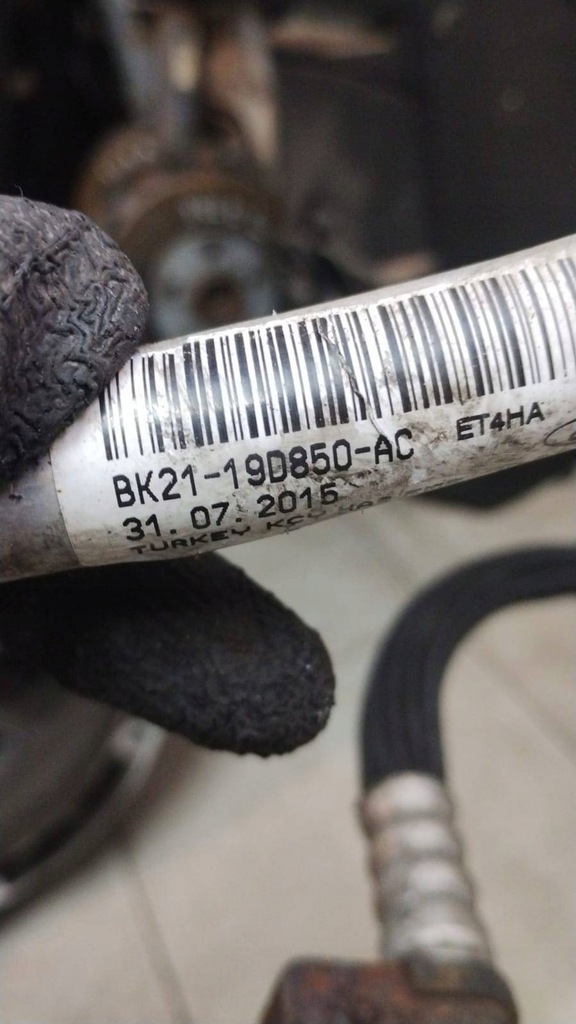 фото №5, Шланг кондиционера bk2119d850ac ford transit custom 2.2 tdci