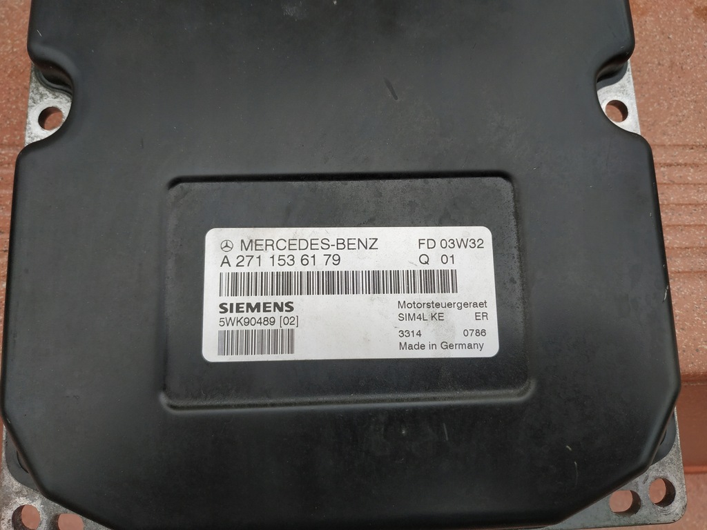 фото №7, Бортовий комп'ютер замок запалювання набір стартовий mercedes w203 1.8 coupe c180 a2711536179