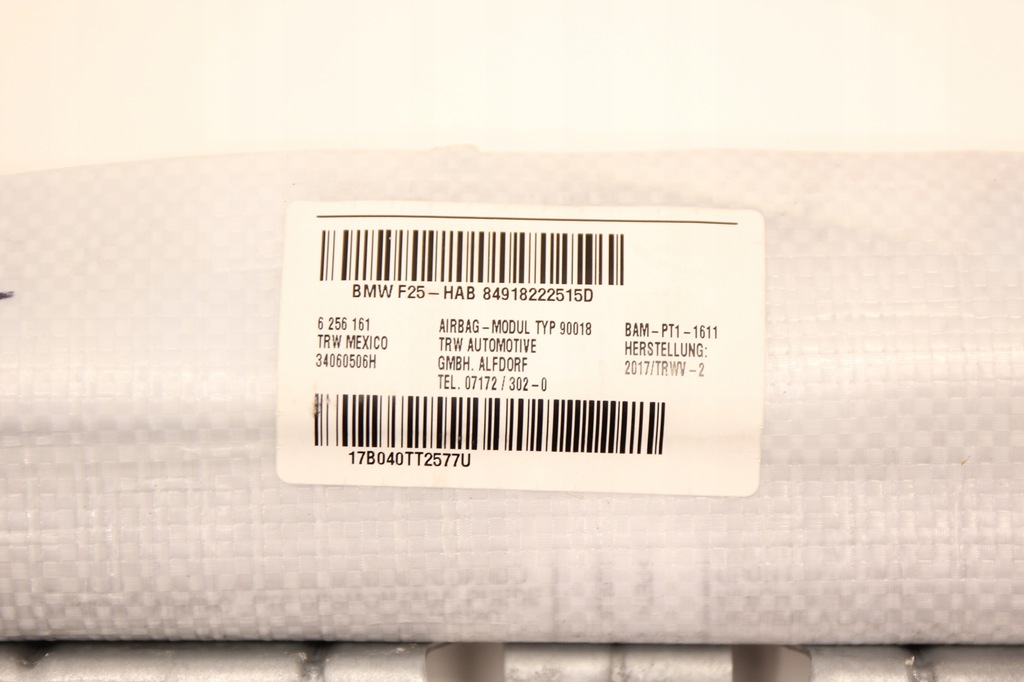 фото №6, Bmw f25 x3 шторка безопасности воздушная подушка безопасности левая 9182225
