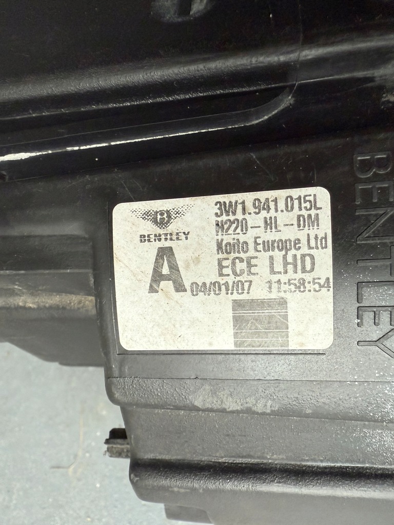 фото №14, Bentley continental gt flying spur ксенон правый правый перед 3w1941015l