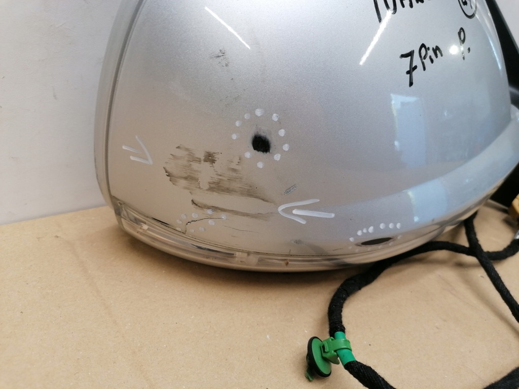 Купить Зеркало правое vw touareg i рестайлинг  7 pin 06-10 la7w