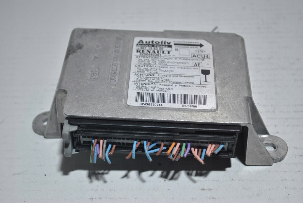 фото №4, Датчик подушка безпеки модуль renault megane iii 8200682381