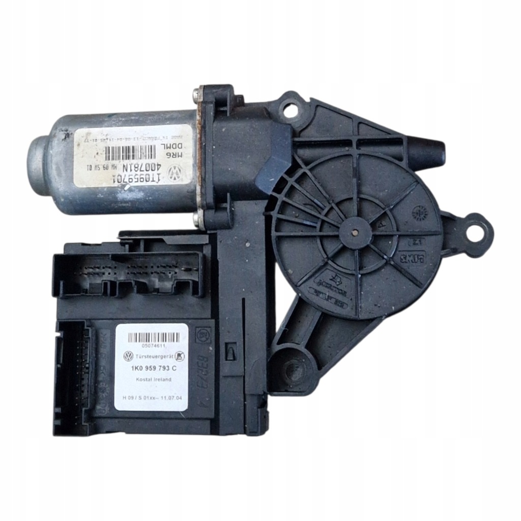 фото №1, Моторчик стекло левый перед skoda octavia ii - 1k0959793c