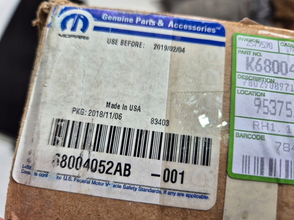 фото №8, Конденсатор кондиционера 68004052ab dodge caliber avenger pk 06-