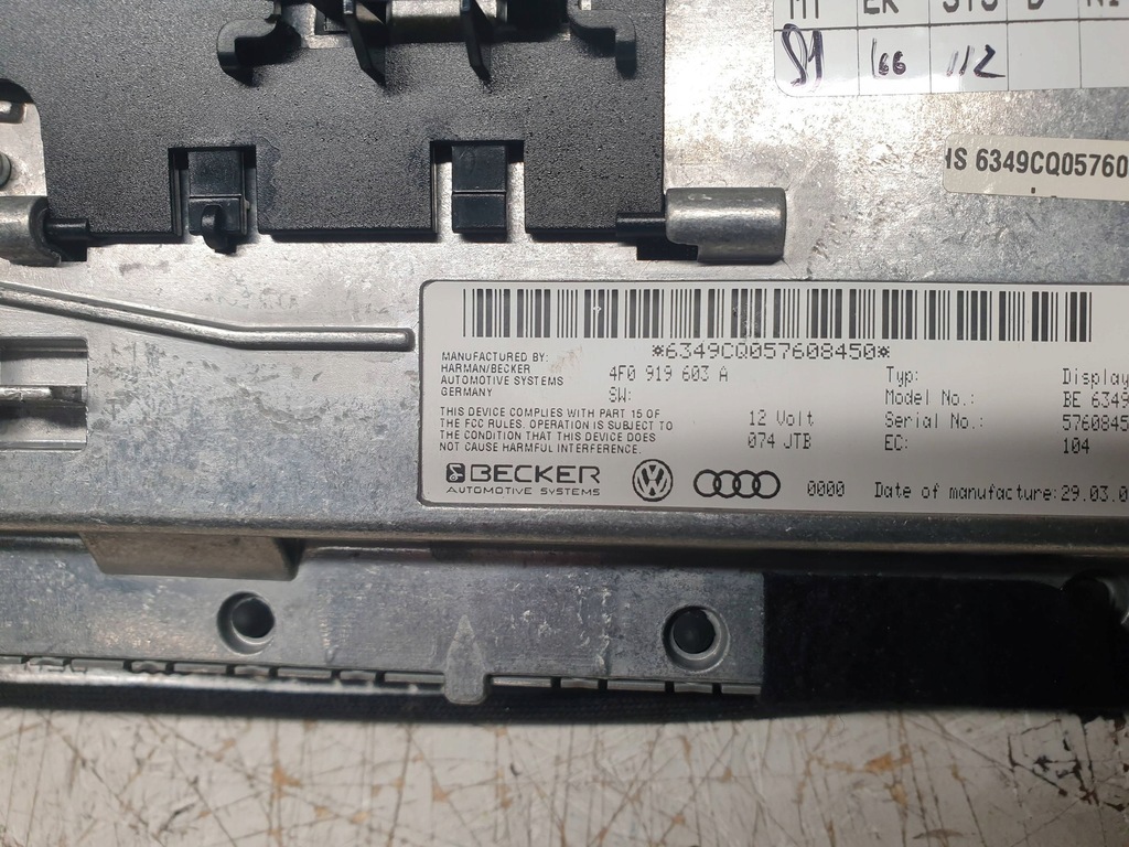 фото №10, Лічильник прилади екран dekor спідометра audi a6 c6 4f0920931e