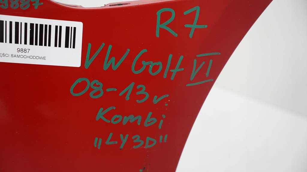 фото №8, Бампер перед передній vw golf vi 08-13r ly3d kombi