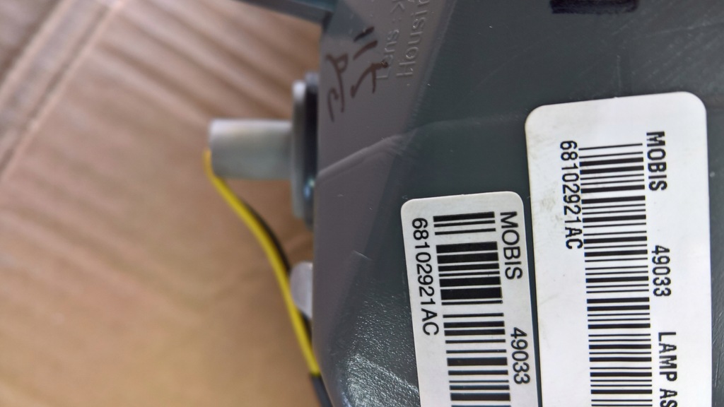 фото №6, Jeep cherokee kl 14-18 лампа задня l w кришка багажника europa 68102921ac