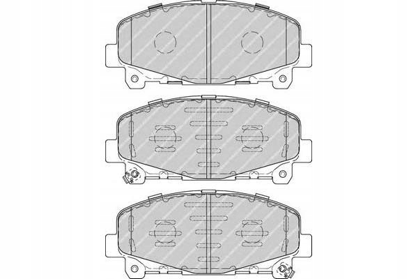фото №1, Ferodo тормозные колодки тормозные honda accord viii 2.0 i c