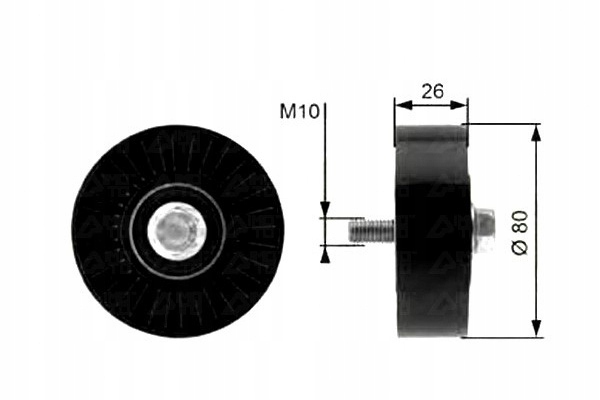 фото №2, Gates ролик ремень bmw 1 130 i e81