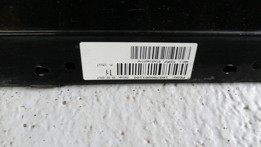 фото №13, Bmw f20 накладки молдинг порог пороги пороговые mpakiet левая правая black 475