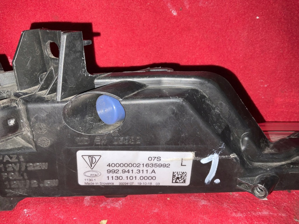 фото №7, Поворотник світло drl led ліва porsche 911 992 carrera 19- 992941311a
