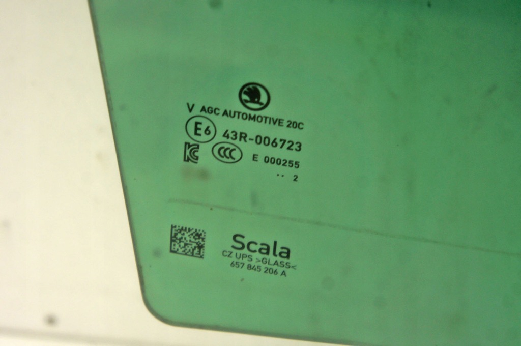 фото №6, Ub100 skoda scala стекло дверь правый задняя 22r 657845206a