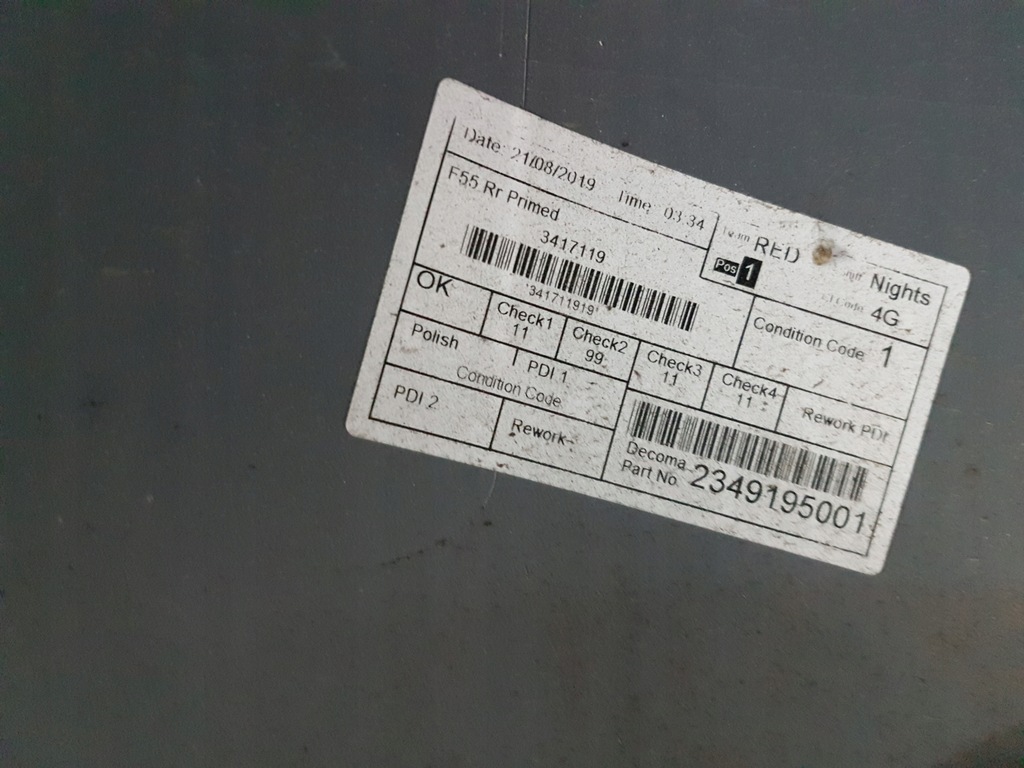 фото №7, Бампер задний mini cooper f55