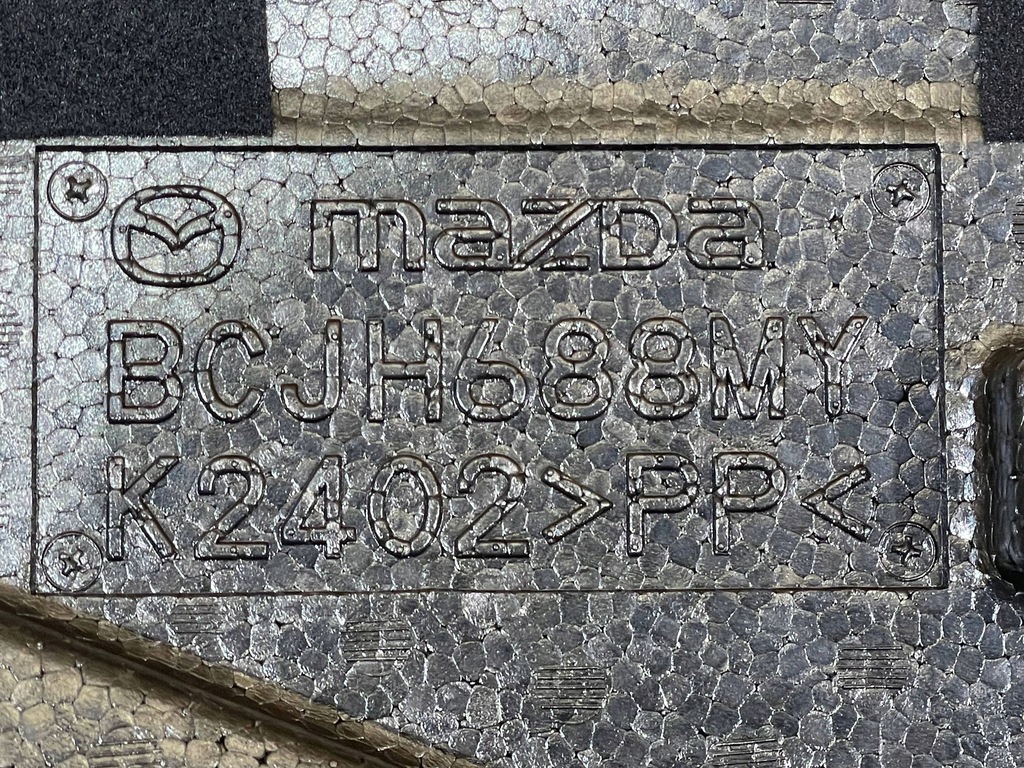 фото №9, Mazda 3 bp iv 4 19- пенополистирол вкладка багажника правый