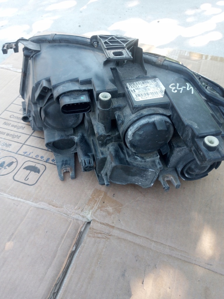 фото №10, Audi a4 b8 лампа фара галогенный правый перед 8k0941004a 4-43