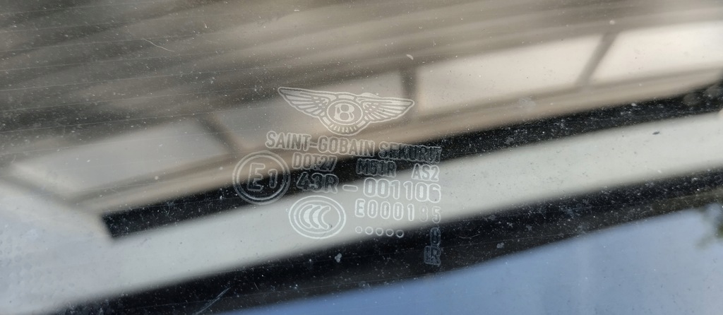 фото №4, Стекло задняя задняя bentley continental gt 2008r оригинал