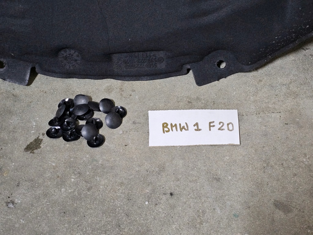 фото №4, Bmw 1 f20 2011-2015 wygłuszewnie капот