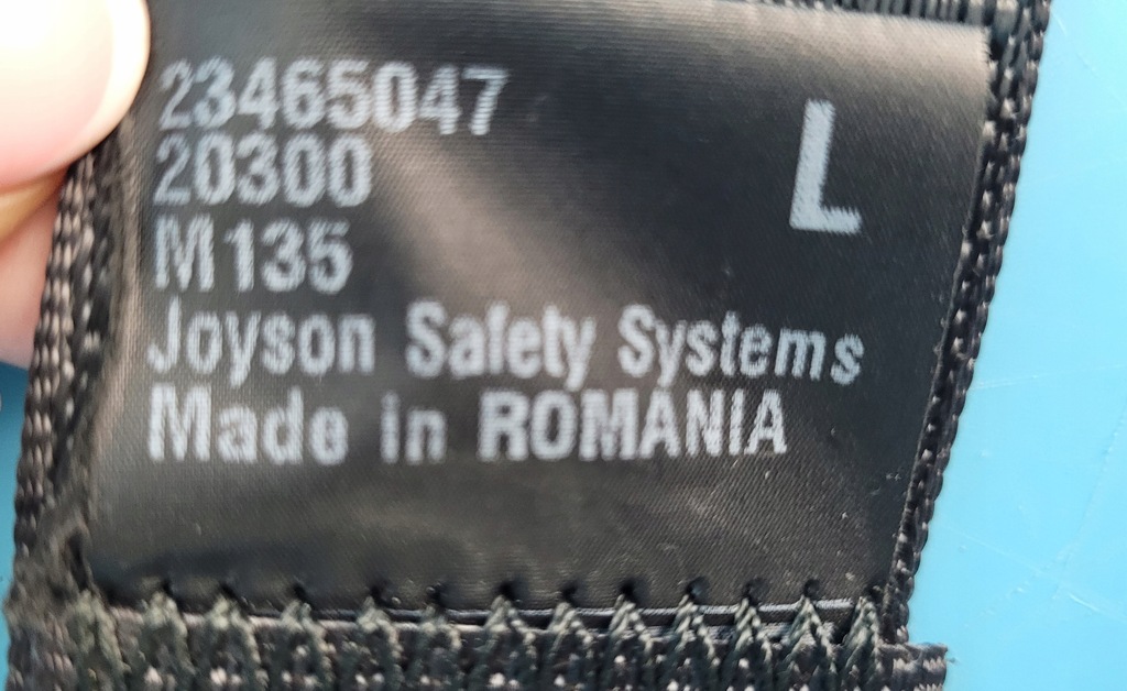 фото №12, Insignia b gsi pas безпеки лівий перед 23465047 натягувач 39135310