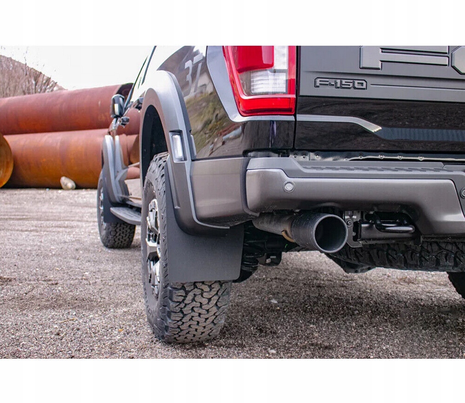 фото №9, 4x універсальні крила бризковики do автомобілів типу pickup червоний