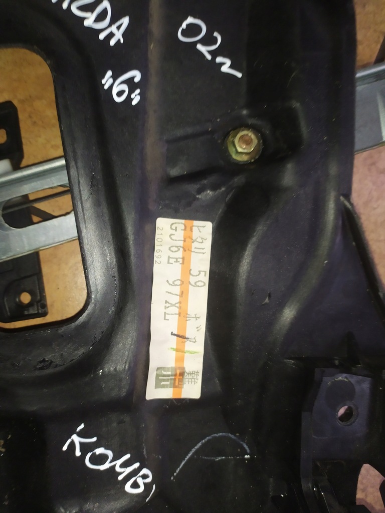 фото №3, Механізм лівий перед mazda 6 2.citd 02' kom