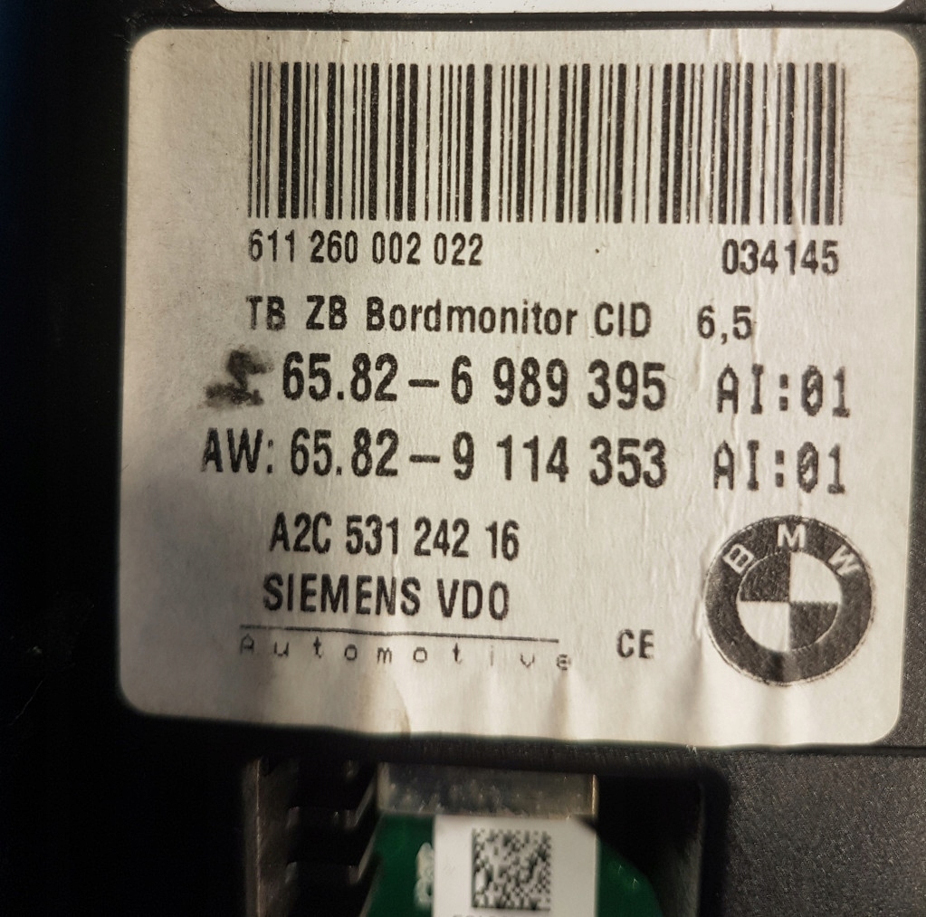 фото №8, Bmw 6 e63 дисплей радио / gps 6989395