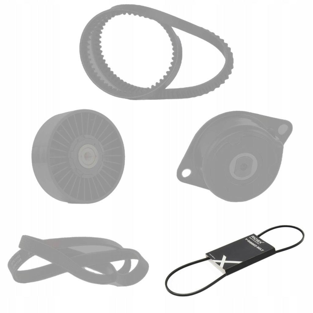 Набір ремінь клиновий ridex 542r0872 do vw golf iii 1h1 golf iii cabrio Недорого