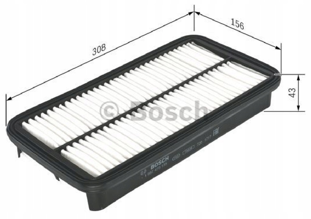 фото №2, Фільтр повітря toyota previa