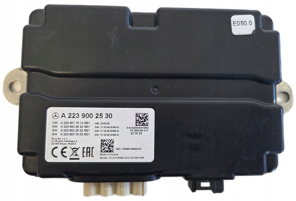 фото №1, Модуль mercedes a2239002530